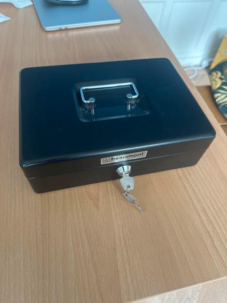 Beaumont Geldkistje met Sleutel, Huis en Inrichting, Woonaccessoires | Kisten, Gebruikt, Ophalen of Verzenden