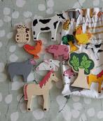 Houten dieren in zak, Ophalen of Verzenden, Gebruikt