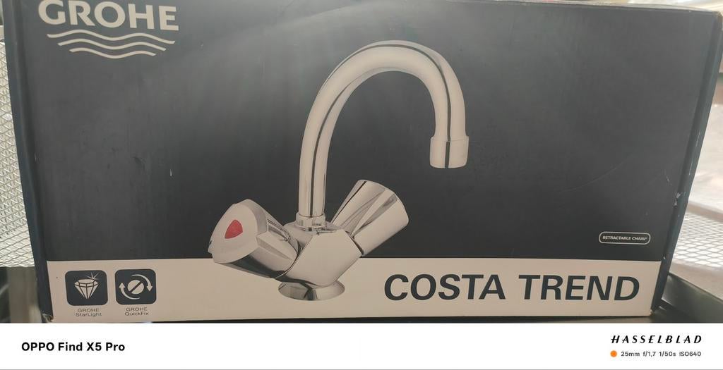 Originele Grohe Costa Trend set, Ophalen of Verzenden, Nieuw, Kraan