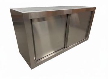 RVS Wandkast met schuifdeuren - 120cm beschikbaar voor biedingen