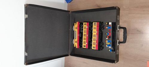 Lego trein 12v 12 volt 7740 verlijmd met koffer en station, Kinderen en Baby's, Speelgoed | Duplo en Lego, Zo goed als nieuw, Lego