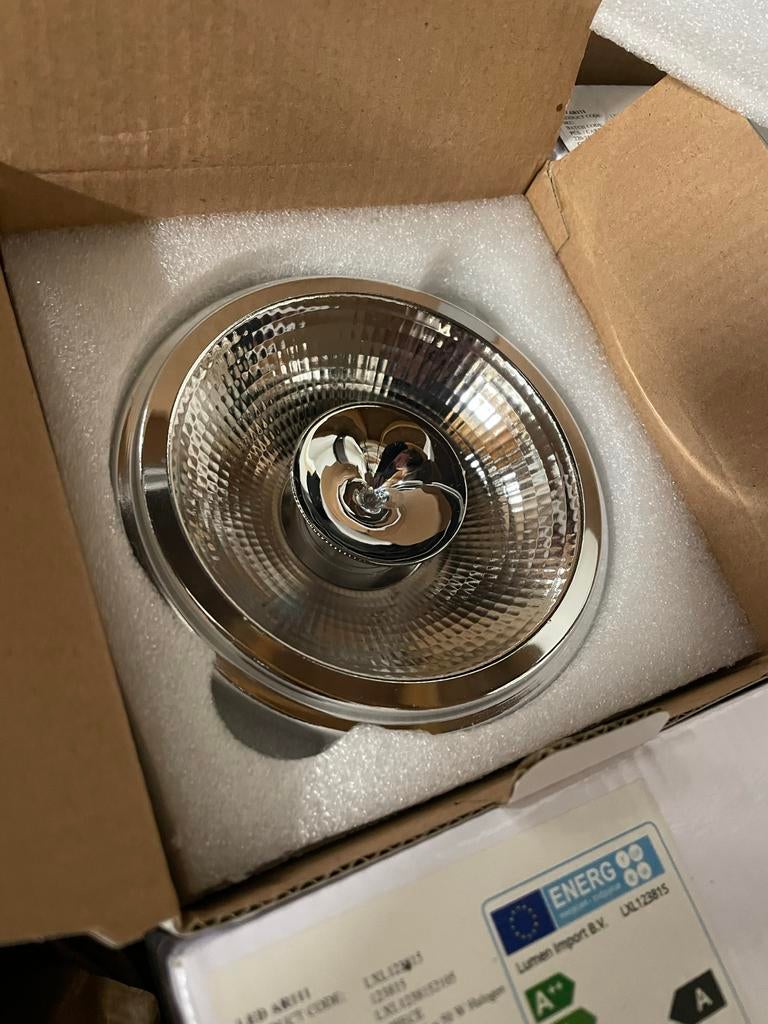 8 stuks AR111 LED Spot - Nieuw, Huis en Inrichting, 30 tot 60 watt, Led-lamp, Nieuw, Bipin of Steekvoet