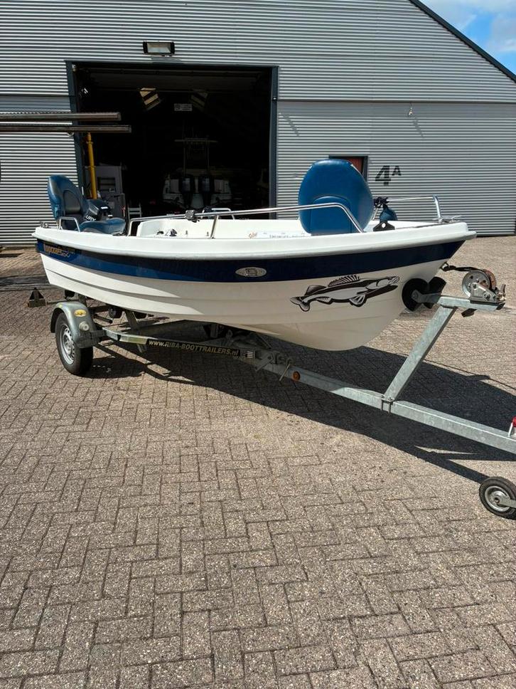 Sloep , visboot, tourbootje Topcraft, Watersport en Boten, Sloepen, Zo goed als nieuw, Tot 10 pk, 3 tot 6 meter, Buitenboordmotor