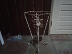 Vintage wit roestige paraplubak met krullen 50 cm, Ophalen of Verzenden, Gebruikt