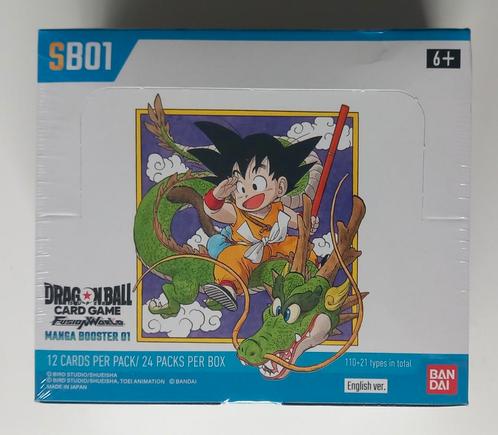 Dragon Ball: Fusion World SB01 Manga Booster 01, Hobby en Vrije tijd, Verzamelkaartspellen | Overige, Zo goed als nieuw, Ophalen of Verzenden