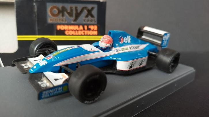 Ligier Renault Gitanes JS37 Erik Comas 1:43 Onyx F1 Pol, Hobby en Vrije tijd, Modelauto's | 1:43, Nieuw, Auto, Ophalen of Verzenden
