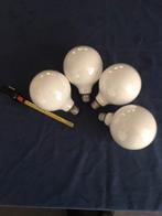 TE KOOP: set van 4 Philips K3 designlampen, 60 watt of meer, Zo goed als nieuw, Soft of Flame, Gloeilamp