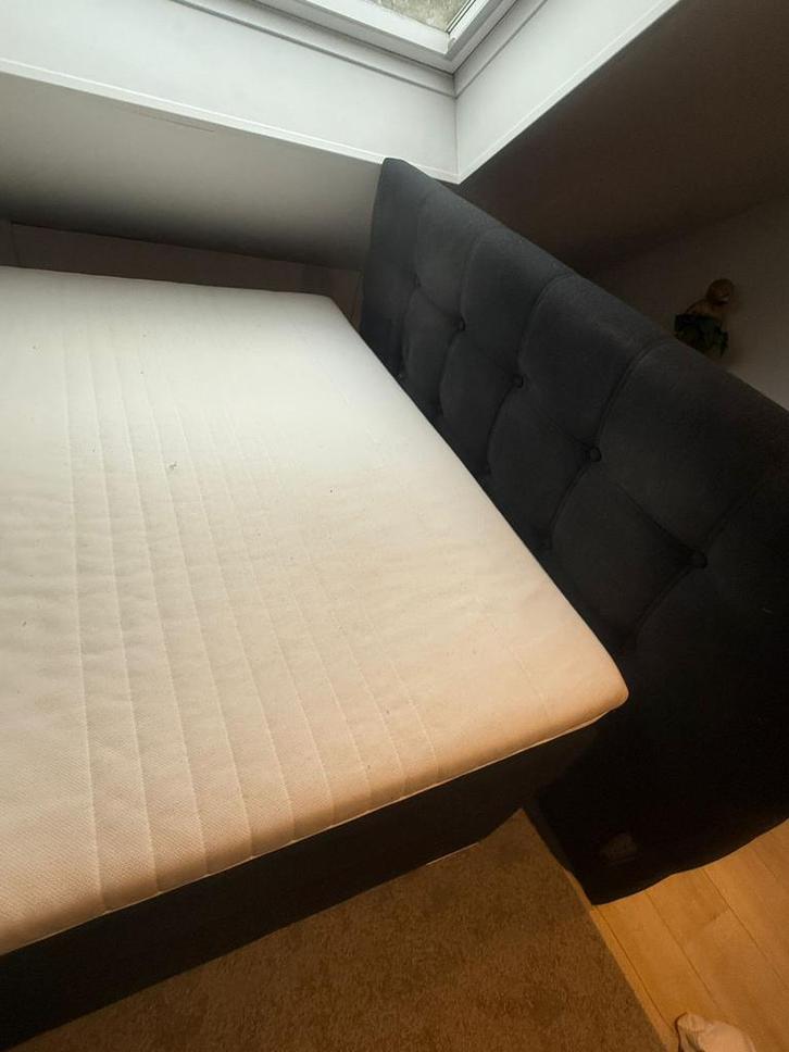 2 persoons bed | 160x200 | Ikea topmatras, Huis en Inrichting, Slaapkamer | Bedden, Zo goed als nieuw, Tweepersoons, 160 cm, 200 cm