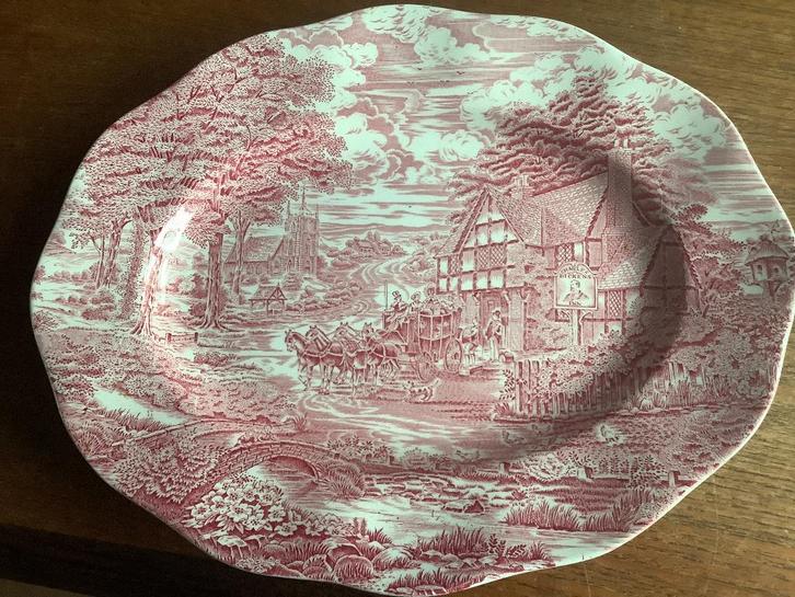 DICKENS COACHING DAYS SERVEERBORD, Huis en Inrichting, Keuken | Servies, Zo goed als nieuw, Schaal of Schalen, Overige stijlen