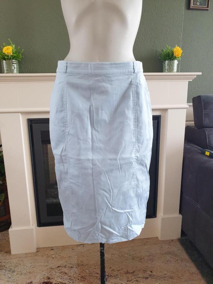 Gerry Weber prachtige blauwe rok M 40 | Gratis Verzenden !, Kleding | Dames, Rokken, Zo goed als nieuw, Maat 38/40 (M), Blauw