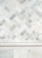 Supermooie Marmer visgraat-mozaïek 30 30 cm – 8 m² NIEUW, Wandtegels, Nieuw, 20 tot 40 cm, Marmer