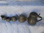 Set van 5 stuks Zeister pewter tinnen kannen, Ophalen of Verzenden