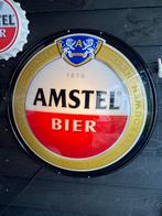 AMSTEL lichtbak, Verzamelen, Biermerken, Ophalen of Verzenden, Gebruikt, Reclamebord, Plaat of Schild, Amstel