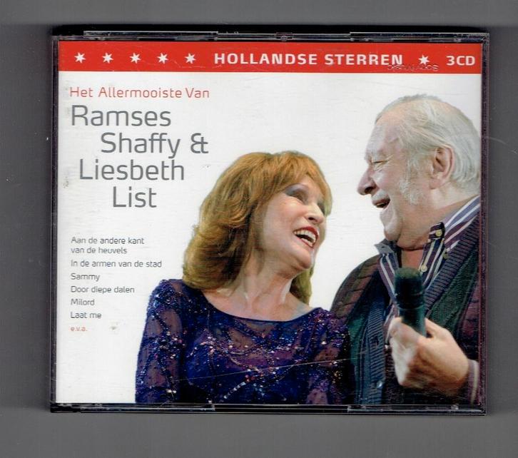 Het allermooiste van Ramses Shaffy en Liesbeth List - 3 cd, Cd's en Dvd's, Cd's | Nederlandstalig, Gebruikt, Overige genres, Ophalen of Verzenden