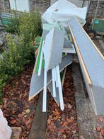 Gratis Delen Unidek dakplaten, Doe-het-zelf en Verbouw, Platen en Panelen, Ophalen, Gebruikt, Overige materialen, 100 mm of meer