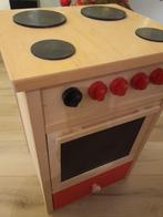 Houten speelgoed keuken met pannetjes erbij, Kinderen en Baby's, Speelgoed | Houten speelgoed, Ophalen, Zo goed als nieuw, Meubelstuk of Keukentje