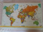 canvas wereldkaart, Boeken, Atlassen en Landkaarten, Ophalen, 1800 tot 2000, Wereld, Landkaart