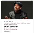 Roue Verveer - Rij 1 Tickets  - Markant Theater Uden, Tickets en Kaartjes, Twee personen, Maart