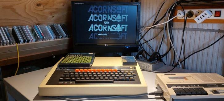 Acorn BBC software: FORTH op cassette + box, Computers en Software, Vintage Computers, Ophalen of Verzenden