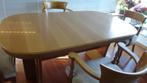 Mooie tafel met  4  stoelen., Antiek en Kunst, Ophalen