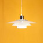 Designlight A/S Korfu hanglamp, wit met chroom, vintage lamp, Minder dan 50 cm, Gebruikt, Ophalen of Verzenden, Metaal