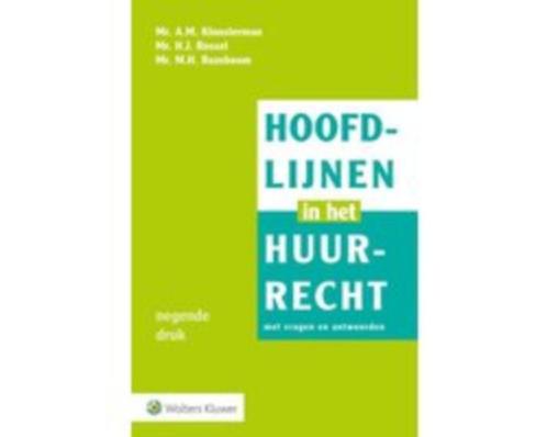 Hoofdlijnen in het huurrecht 9789013140811, Boeken, Studieboeken en Cursussen, Zo goed als nieuw, HBO, Beta, Verzenden