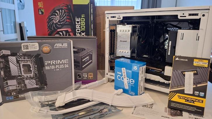 Game PC ITX | i5 12600k | 32gb DDR4 | 1Tb SSD | 1080 TI, Computers en Software, Desktop Pc's, Zo goed als nieuw, 4 Ghz of meer