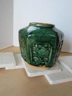 grote oude chinese gemberpot, groen, Ophalen of Verzenden