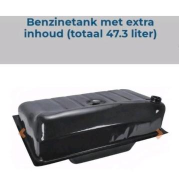  benzinetank kever met extra inhoud 47.3 liter