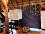 Photobooth achterwand huren Zwolle en omgeving (2,4 x 2,4 m), Hobby en Vrije tijd, Feestartikelen | Verhuur, Ophalen of Verzenden