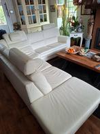 Leren hoekbank, Huis en Inrichting, Banken | Complete zithoeken, Ophalen, Gebruikt