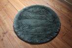 Nieuwe ronde Comfy vloerkleden Ø100 fluffy geel blauw groen
