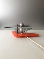 70s design table lamp vintage plexi silence of the lamps, Gebruikt, Design mid-century modern vintage, Ophalen of Verzenden, Minder dan 50 cm