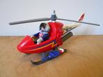 Playmobil 4824 brandweerhelikopter, Ophalen of Verzenden, Gebruikt, Complete set
