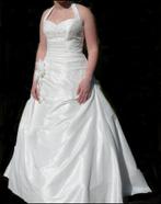 Witte halter trouwjurk maat 40 + onderrok, Ophalen, Trouwjurk, Wit, Jessie K