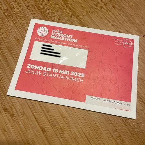Ticket: HiPRO Utrecht Marathon 18 mei (halve marathon), Tickets en Kaartjes, Evenementen en Festivals, Eén persoon