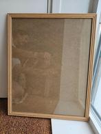 2 fotolijsten hout voor afbeeldingen 38,5 x 48,5 cm, Ophalen of Verzenden, Gebruikt