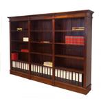 Massief Mahonie Boekenkast 100x38x190 cm Nieuw €849, Huis en Inrichting, Kasten | Boekenkasten, Ophalen, 100 tot 150 cm, Engels Klassiek