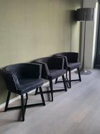Gervasoni Gray 26 totaal 3 stoelen, Huis en Inrichting, Ophalen, Gebruikt, Zwart, Drie