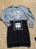 Replay 2-delig jurk + sweater zwart/grijs mt. 176/XS, Kinderen en Baby's, Kinderkleding | Maat 176, Ophalen of Verzenden, Zo goed als nieuw