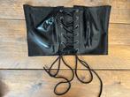 Bandeau Veter Top / Latex / Maat M, Kleding | Dames, Ondergoed en Lingerie, Ophalen of Verzenden, Zwart, BH