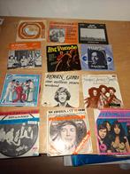 Partij singles + 2 platenkoffertjes, Cd's en Dvd's, Vinyl Singles, Gebruikt, Overige formaten, Single, Ophalen of Verzenden