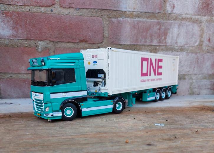 Stebo Daf XF, Hobby en Vrije tijd, Modelauto's | 1:50, Bus of Vrachtwagen, Tekno, Ophalen of Verzenden