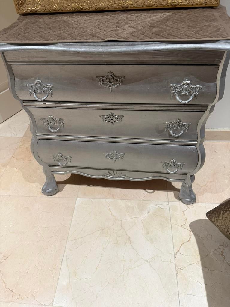 Buikkastje antiek, Ophalen, 50 tot 100 cm, Zo goed als nieuw, 3 of 4 laden