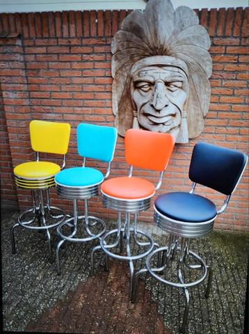 FIFTIES SIXTIES AMERIKAANSE BARKRUKKEN BEL AIR BAR TAFEL  beschikbaar voor biedingen