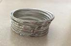 (2) Set van 7 stuks Indiase armbanden, zilverkleurig, Sieraden, Tassen en Uiterlijk, Armbanden, Ophalen of Verzenden, Zo goed als nieuw