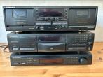 Pioneer dubbel cassettedeck, tuner, cd speler incl afstandsb, Ophalen of Verzenden, Overige merken