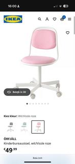 Örfjall ikea bureau stoel kind, Huis en Inrichting, Bureaustoelen, Ophalen, Gebruikt, Roze, Bureaustoel