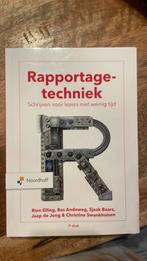 Rien Elling - Rapportagetechniek, Overige wetenschappen, Rien Elling; Bas Andeweg; Sjaak Baars; Jaap de Jong; Christin..., Ophalen of Verzenden