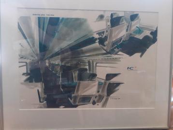 NS Interieur sfeerimpressie nieuwe trein. Uniek  beschikbaar voor biedingen